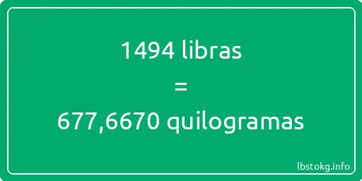 1494 libras a quilogramas - 1494 libras a quilogramas