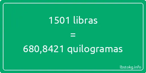 1501 libras a quilogramas - 1501 libras a quilogramas