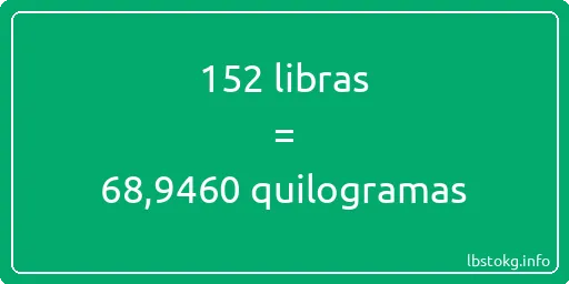 152 libras a quilogramas - 152 libras a quilogramas