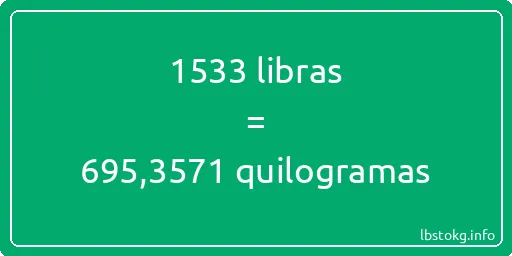 1533 libras a quilogramas - 1533 libras a quilogramas