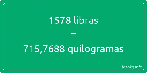 1578 libras a quilogramas - 1578 libras a quilogramas