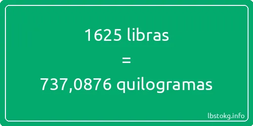 1625 libras a quilogramas - 1625 libras a quilogramas