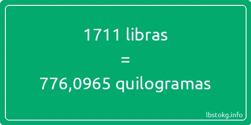 1711 libras a quilogramas - 1711 libras a quilogramas