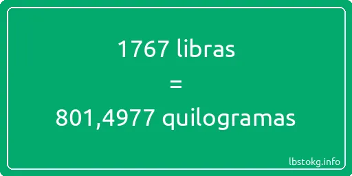 1767 libras a quilogramas - 1767 libras a quilogramas