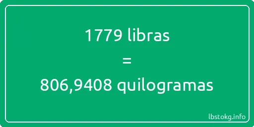 1779 libras a quilogramas - 1779 libras a quilogramas