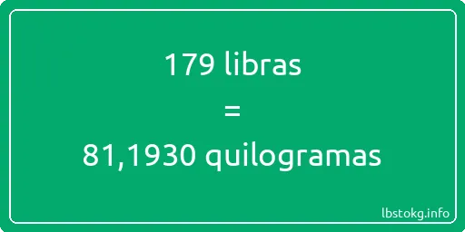 179 libras a quilogramas - 179 libras a quilogramas