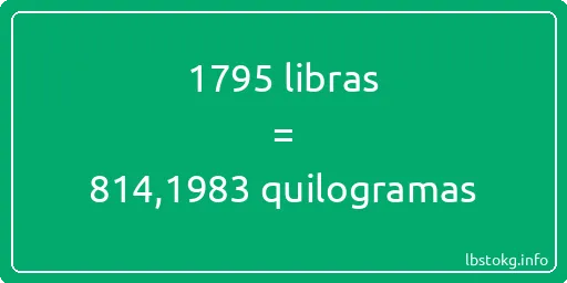 1795 libras a quilogramas - 1795 libras a quilogramas