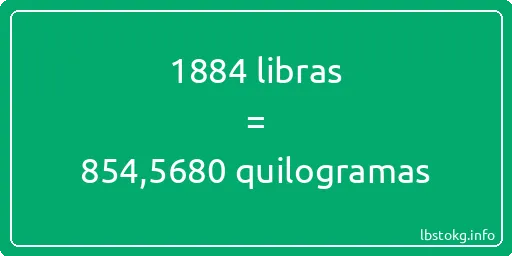 1884 libras a quilogramas - 1884 libras a quilogramas