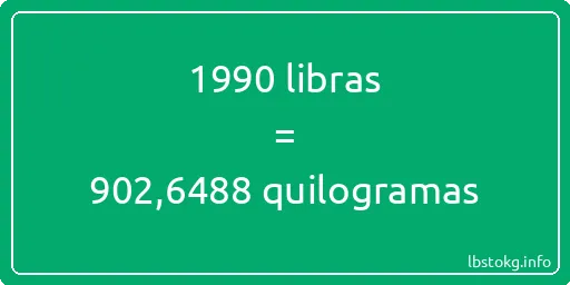 1990 libras a quilogramas - 1990 libras a quilogramas