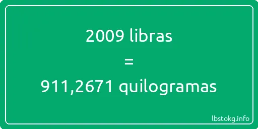 2009 libras a quilogramas - 2009 libras a quilogramas