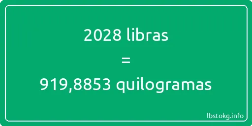 2028 libras a quilogramas - 2028 libras a quilogramas