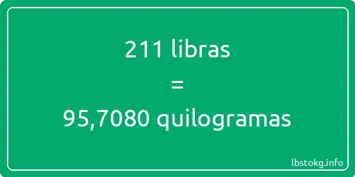 211 libras a quilogramas - 211 libras a quilogramas