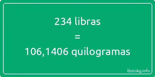 234 libras a quilogramas - 234 libras a quilogramas