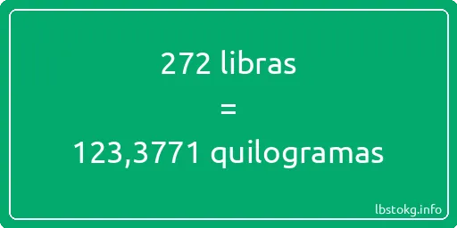 272 libras a quilogramas - 272 libras a quilogramas