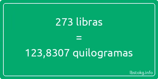 273 libras a quilogramas - 273 libras a quilogramas