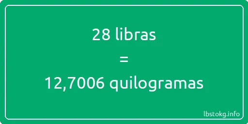 28 libras a quilogramas - 28 libras a quilogramas