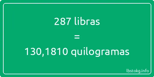 287 libras a quilogramas - 287 libras a quilogramas