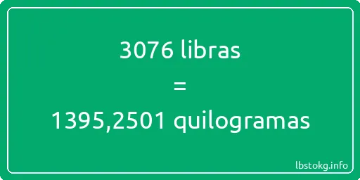 3076 libras a quilogramas - 3076 libras a quilogramas