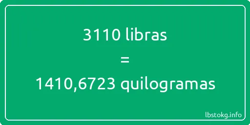 3110 libras a quilogramas - 3110 libras a quilogramas