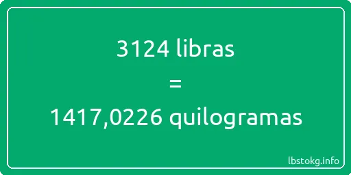 3124 libras a quilogramas - 3124 libras a quilogramas