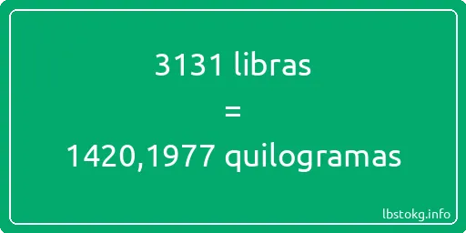 3131 libras a quilogramas - 3131 libras a quilogramas