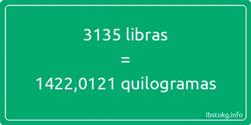 3135 libras a quilogramas - 3135 libras a quilogramas