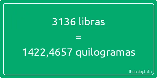 3136 libras a quilogramas - 3136 libras a quilogramas