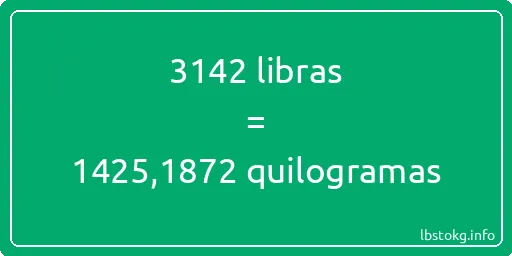 3142 libras a quilogramas - 3142 libras a quilogramas