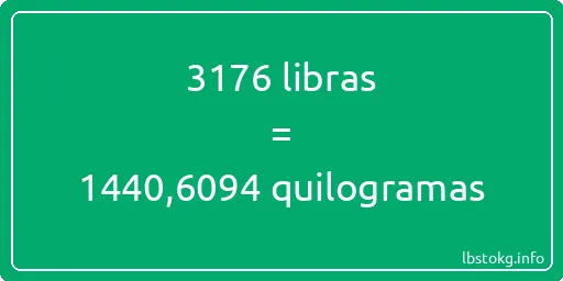 3176 libras a quilogramas - 3176 libras a quilogramas