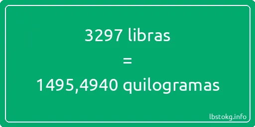 3297 libras a quilogramas - 3297 libras a quilogramas