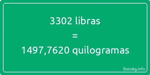 3302 libras a quilogramas - 3302 libras a quilogramas