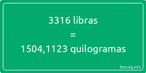 3316 libras a quilogramas - 3316 libras a quilogramas