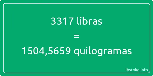 3317 libras a quilogramas - 3317 libras a quilogramas