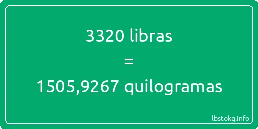 3320 libras a quilogramas - 3320 libras a quilogramas