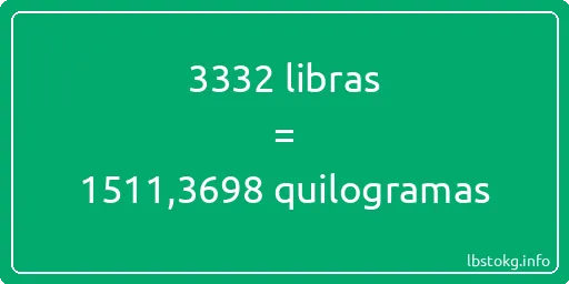 3332 libras a quilogramas - 3332 libras a quilogramas