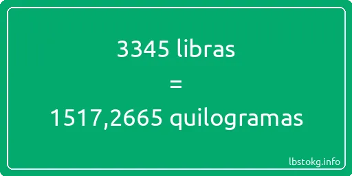 3345 libras a quilogramas - 3345 libras a quilogramas