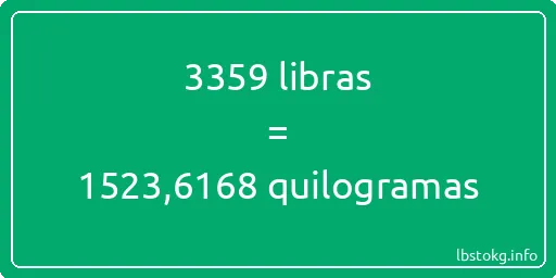 3359 libras a quilogramas - 3359 libras a quilogramas