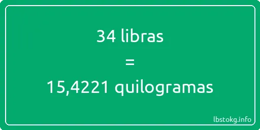 34 libras a quilogramas - 34 libras a quilogramas