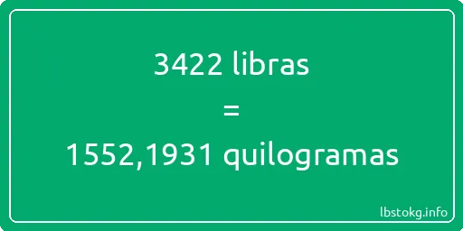 3422 libras a quilogramas - 3422 libras a quilogramas