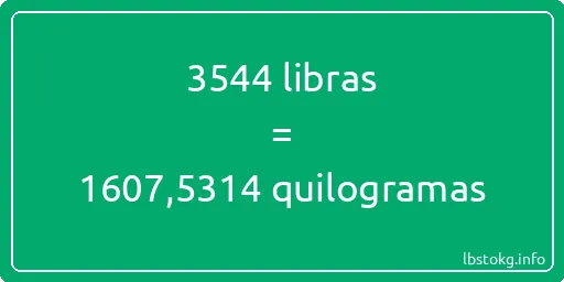 3544 libras a quilogramas - 3544 libras a quilogramas