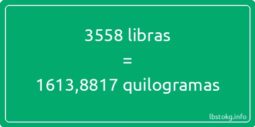 3558 libras a quilogramas - 3558 libras a quilogramas