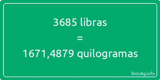 3685 libras a quilogramas - 3685 libras a quilogramas