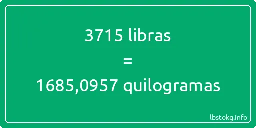 3715 libras a quilogramas - 3715 libras a quilogramas