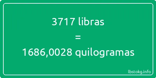 3717 libras a quilogramas - 3717 libras a quilogramas