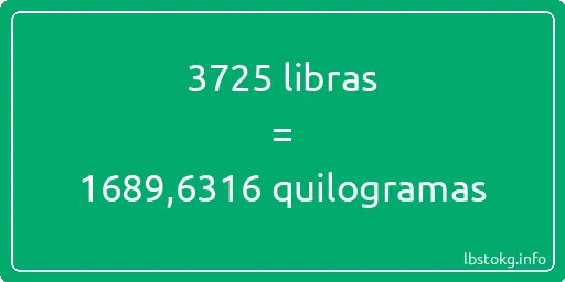 3725 libras a quilogramas - 3725 libras a quilogramas