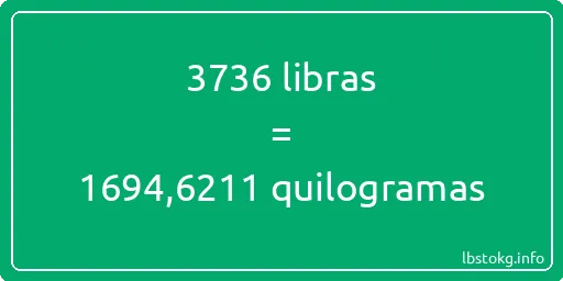 3736 libras a quilogramas - 3736 libras a quilogramas