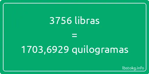 3756 libras a quilogramas - 3756 libras a quilogramas