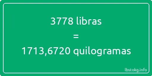 3778 libras a quilogramas - 3778 libras a quilogramas