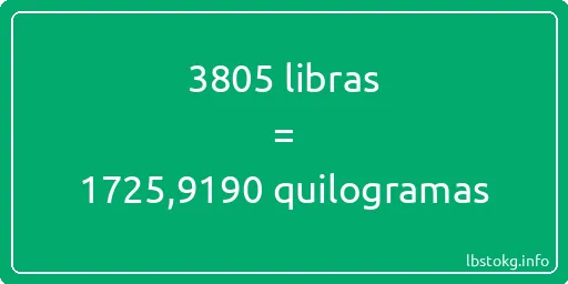 3805 libras a quilogramas - 3805 libras a quilogramas