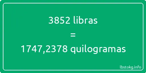 3852 libras a quilogramas - 3852 libras a quilogramas